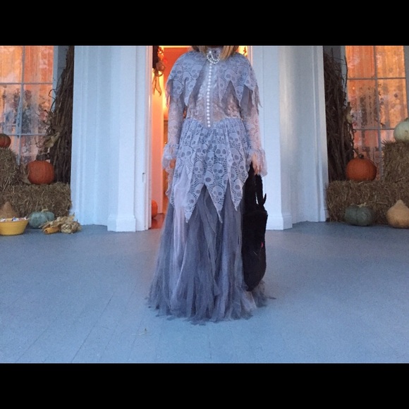 COPY - Ghost Halloween Girls Dress - Picture 1 of 4